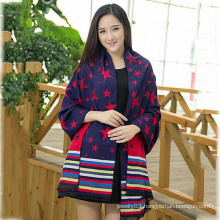 2015 New Design winter Lady star pattern fashion Scarf